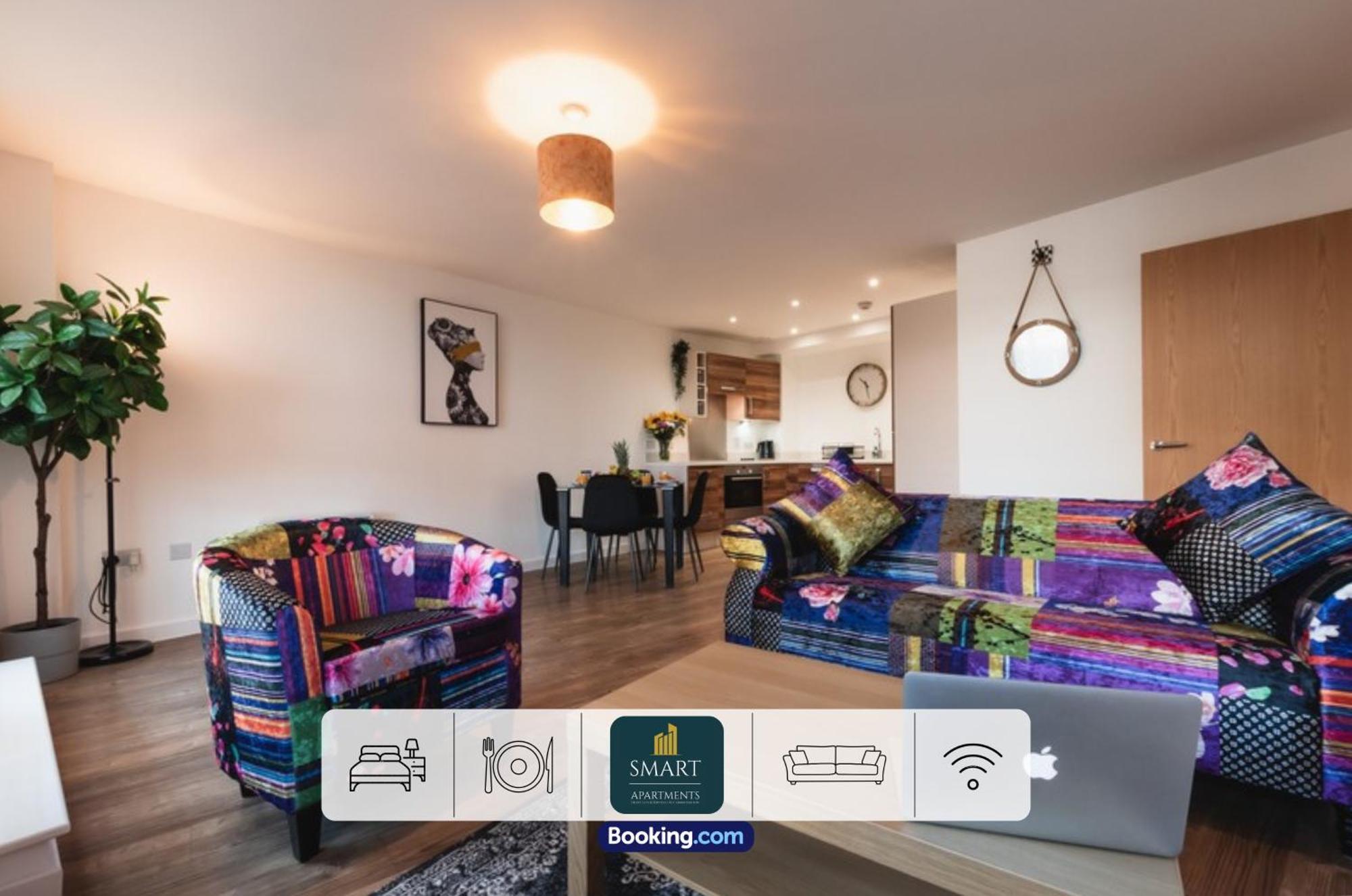 Spacious Center By Smart Short Lets & Serviced With Free Wifi Appartamento Southampton